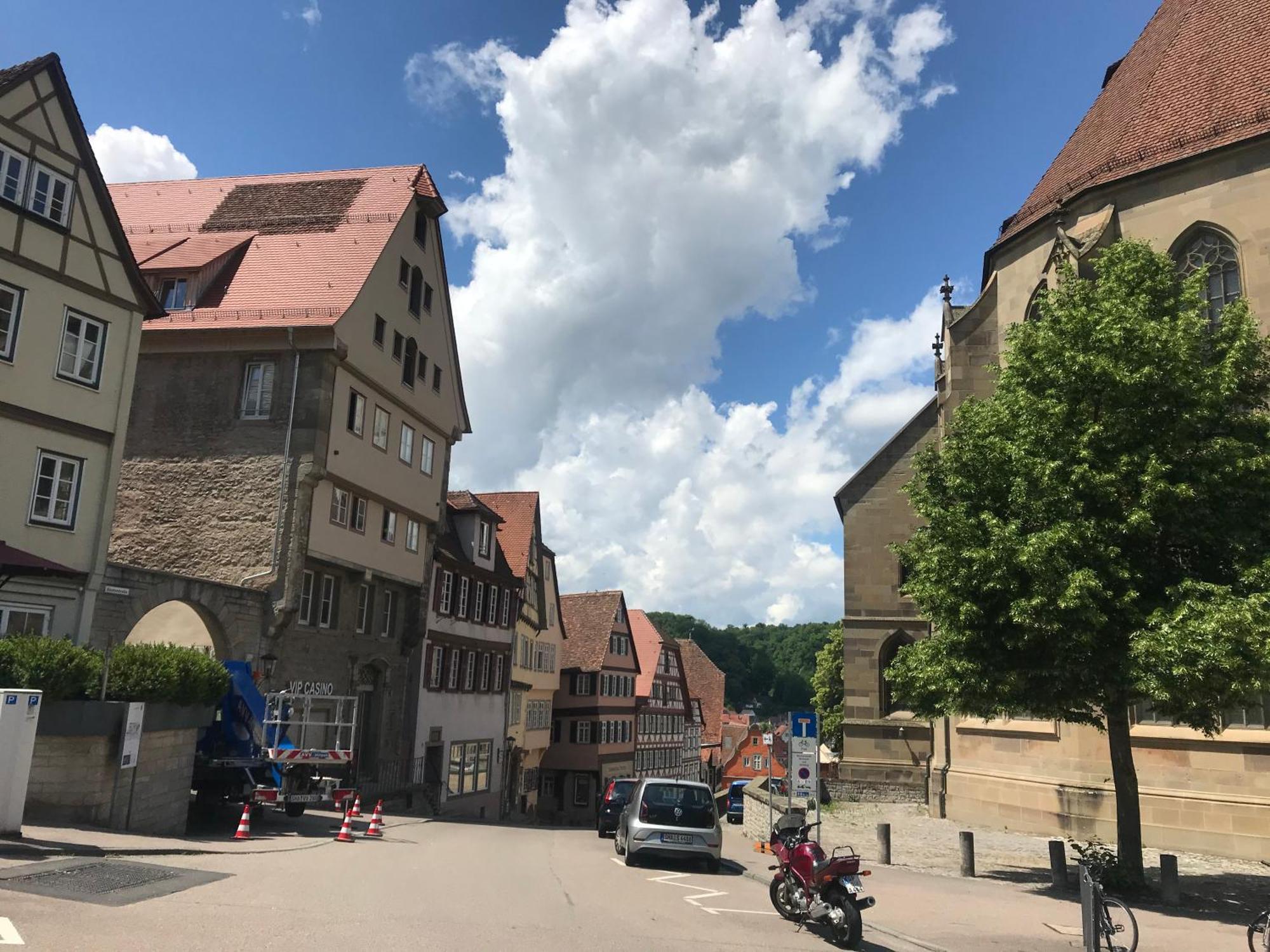 Ferienwohnung Ferieninrosengarten 1 Zi App 190 cm Deckenhöhe oder große DG WHG Exterior foto